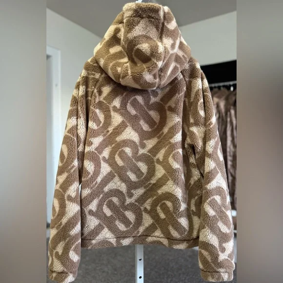 BURBERRY zip up sweater jacket